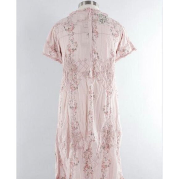 Magnolia Pearl Pink Floral Midi Dress - Picture 2 of 15